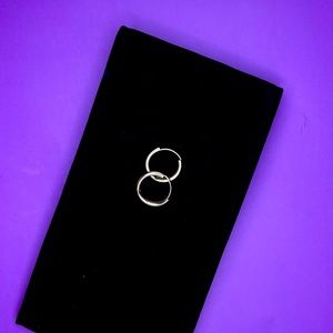 14k solid gold small hoop earrings